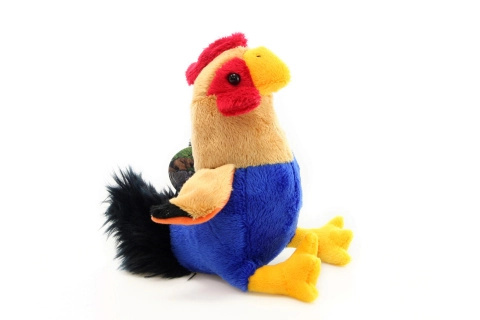 Plyšový kohout 19 cm