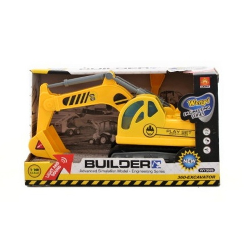 Lamps Bagr na baterie 24x12 cm