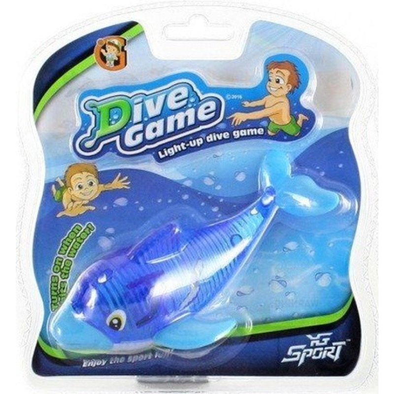 Delfín na potápění se světlem, modrý