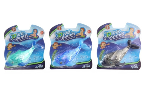 Delfín na potápění se světlem, modrý