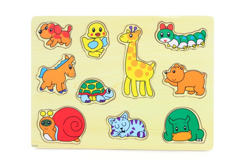 Lamps Dřevěná vkládačka zvířata