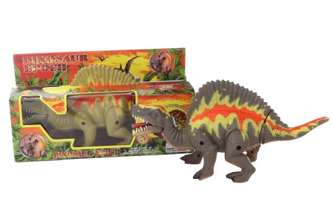 Chodící dinosaurus se světly a zvuky, 33 cm