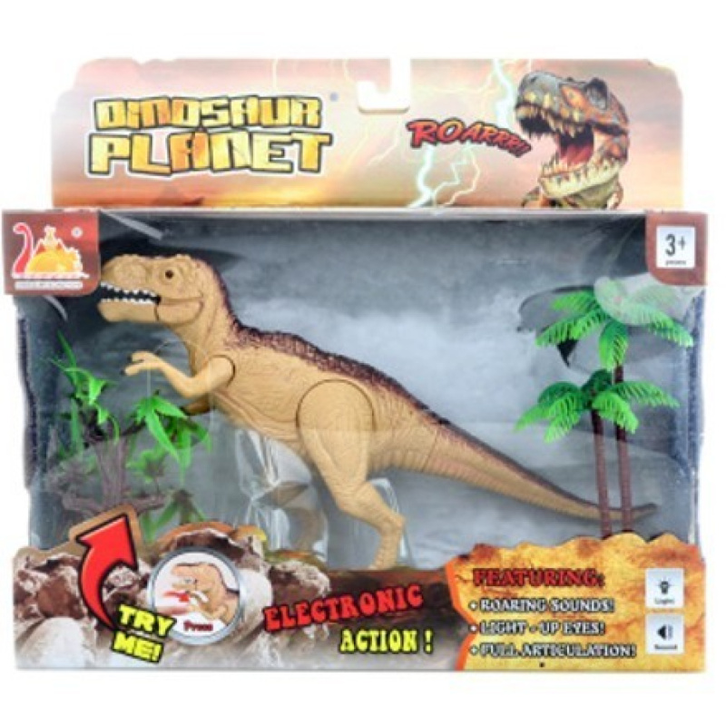 Interaktivní dinosaurus T‑Rex se zvuky a světlem