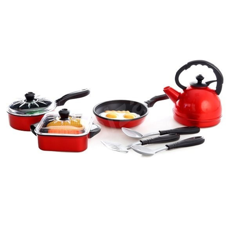Velká sada kuchyňského nádobí pro děti, 13 dílů