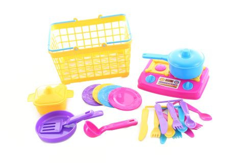 Lamps košík s nádobím