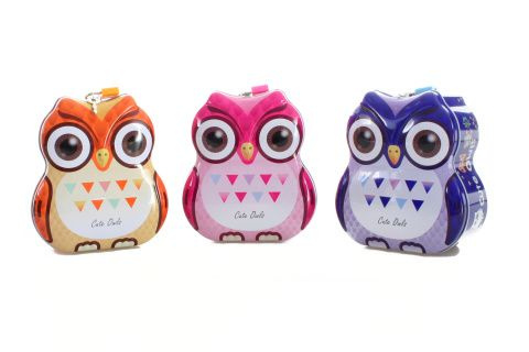 Pokladnička Sova kovová