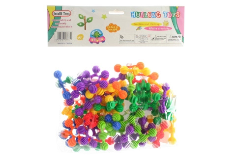 Stavebnice kuličky – kreativní plastové spojovací dílky pro děti 3+