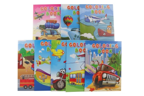 Omalovánky dopravní prostředky A4