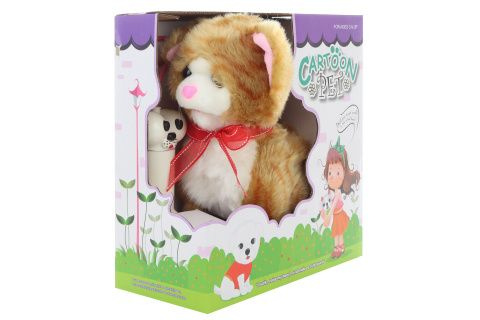 Lamps Kočka na kabel hnědá