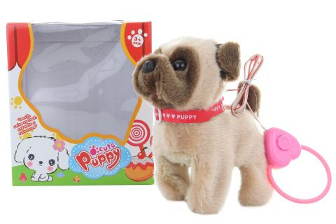 Lamps Pejsek hnědá na kabel