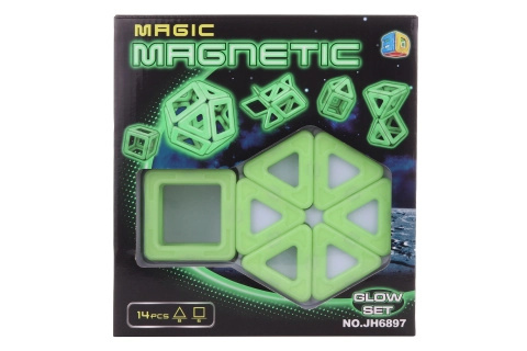 Lamps magnetická stavebnice 14 ks svítící