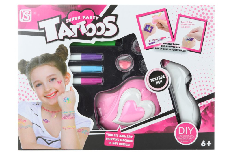 Tetovací studio na baterie pro děti