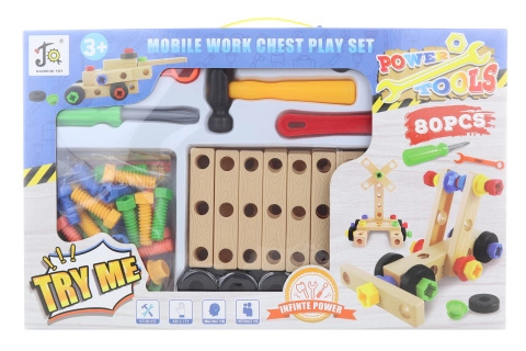 Šroubovací stavebnice pro děti – 80 dílků