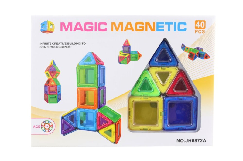 Magnetická stavebnice Magic Magnetic 40 ks