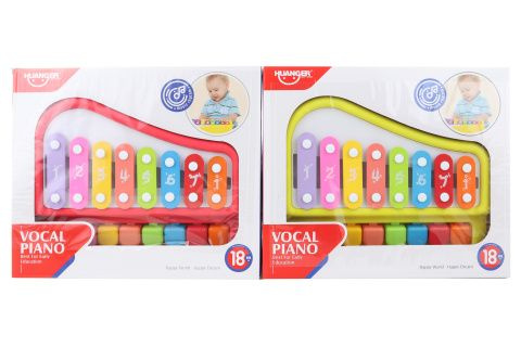 Xylofon s klávesami varianta 2 žlutý