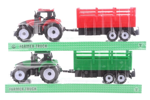 Traktor s vlečkou – plastový model pro děti