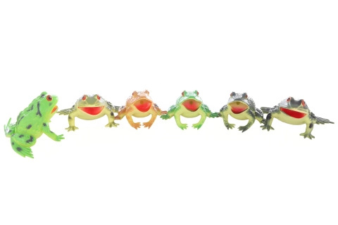 Pískací žába 10 cm