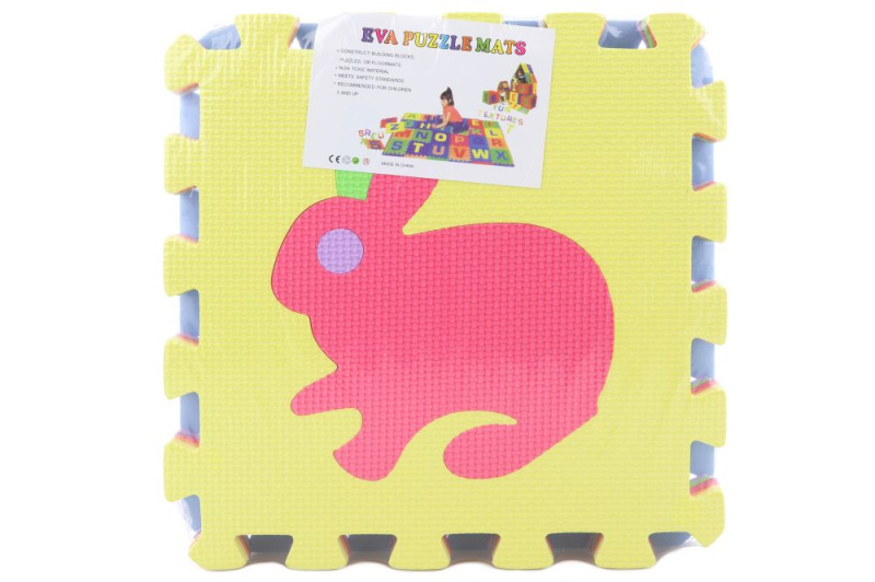 Pěnové puzzle zvířátka – 9 dílků