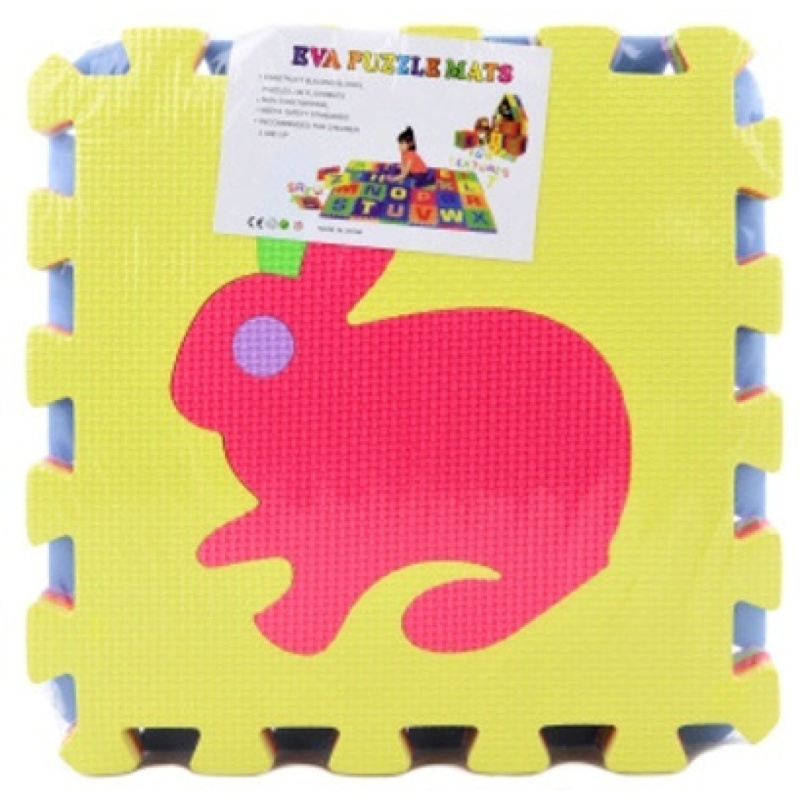 Pěnové puzzle zvířátka – 9 dílků