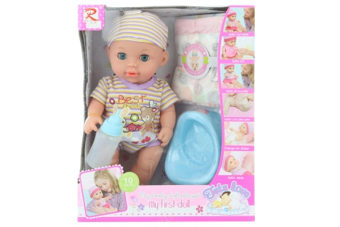 Interaktivní miminko s doplňky – čůrá a vydává zvuky