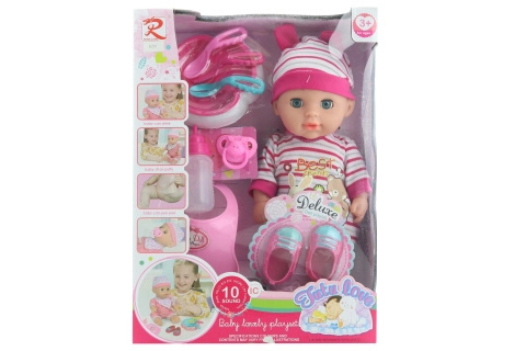 Miminko 30 cm se zvuky a čůrací funkcí s doplňky
