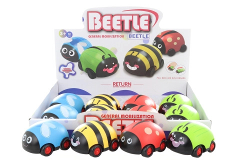 Natahovací plastoví broučci – jezdící hračka pro děti