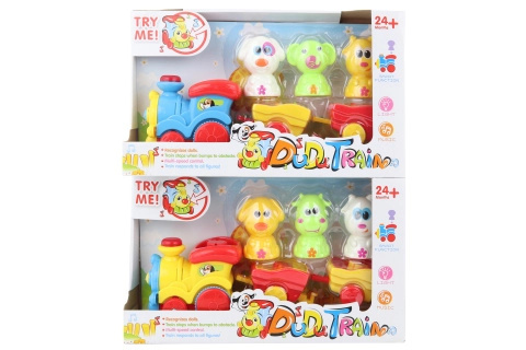 Lamps Baby vláček se zvířátky na baterie
