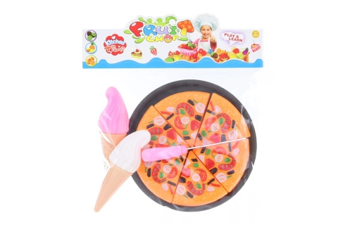 Sada na krájení pizza a zmrzlina