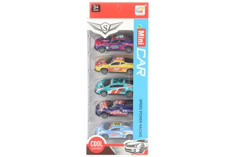 Sada 5 aut 1:64 pro děti