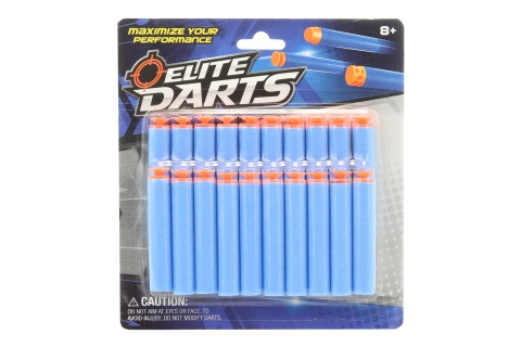 Pěnové náboje s přísavkou 7 × 1,3 cm, 20 ks