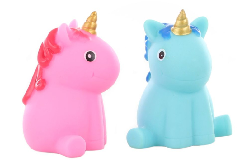 LAMPS Jednorožec do vody svítící 7cm