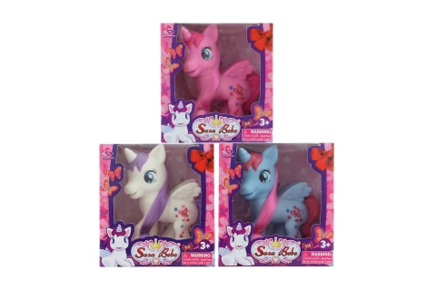 Jednorožec s křídly gumová figurka