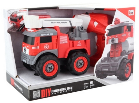 Šroubovací hasičské auto na dálkové ovládání