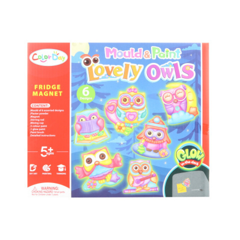 Lamps Výroba magnetů sovičky svítící ve tmě