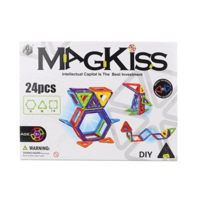 Magkiss magnetická stavebnice 24ks