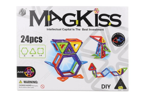 Magkiss magnetická stavebnice 24ks