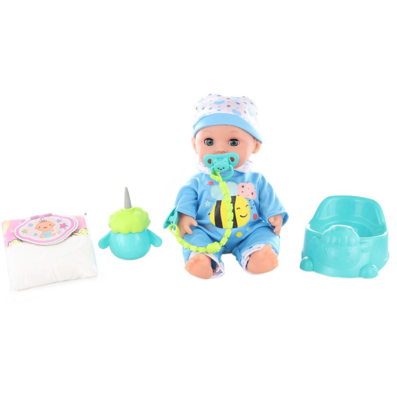 Miminko 30 cm čůrací se zvukem a doplňky