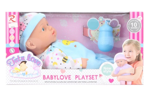 Miminko 30 cm se zvuky a doplňky