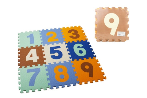 Lamps Pěnové puzzle 9 ks čísla