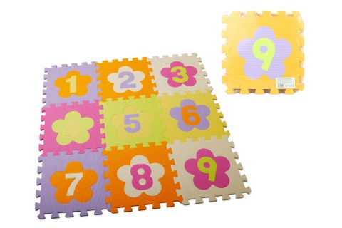 Lamps Pěnové puzzle 9 ks čísla