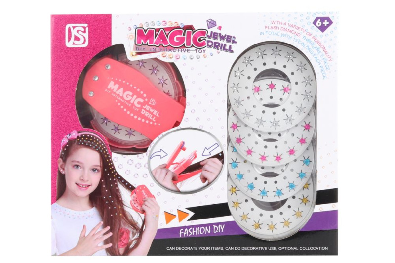 LAMPS Sada korálků do vlasů se strojkem