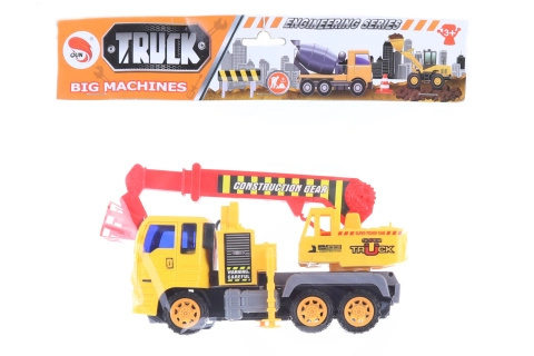 Plastový autojeřáb na setrvačník