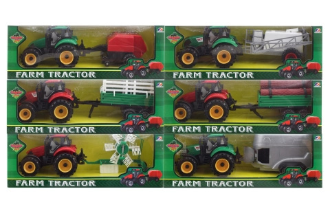 Traktor s přívěsem na setrvačník 29 cm