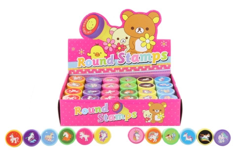 Razítka s jednorožci, sada 24 ks