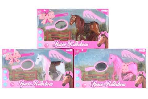 Česací koník s doplňky pro děti