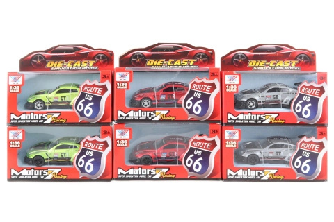 Kovové autíčko na zpětný chod 11 cm