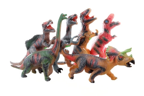 Popron Dinosaurus gumový se zvuky