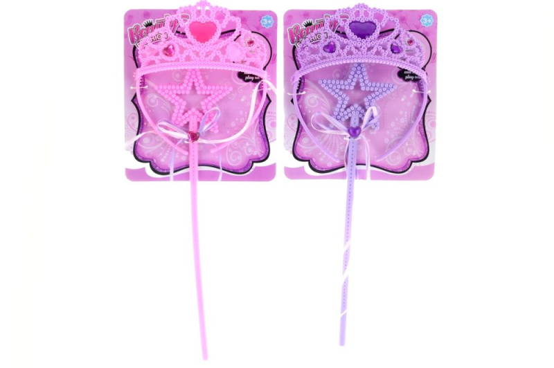 Sada krásy pro děti s korunkou a žezlem