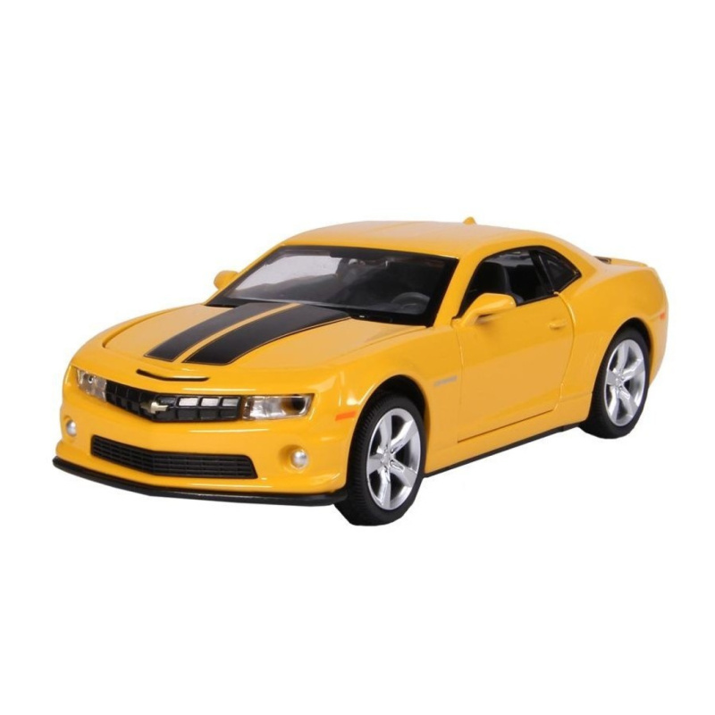 Kovový model chevrolet camaro zl1 žlutý 1:24