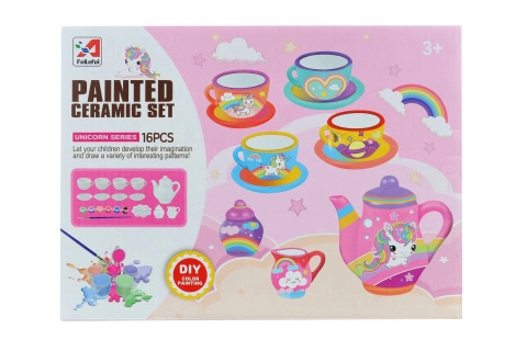 Lamps Malovací čajový set jednorožci